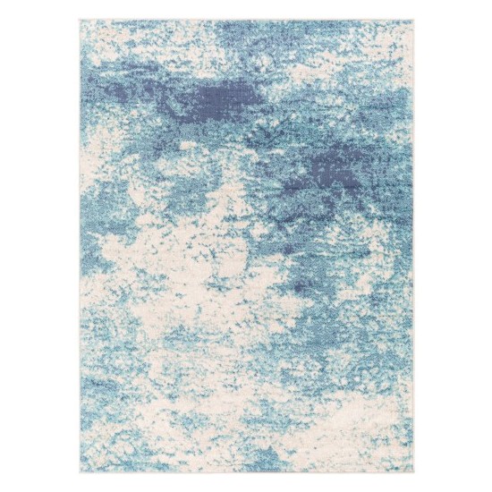 Surya City Light Dark Blue Rug 5'3" X 7'3"