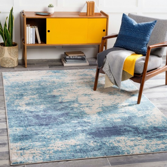 Surya City Light Dark Blue Rug 5'3" X 7'3"