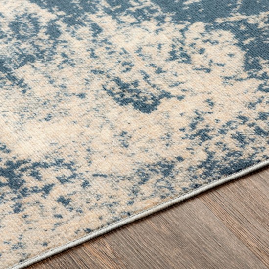 Surya City Light Rug 5'3" X 7'3" - Navy, Light Slate