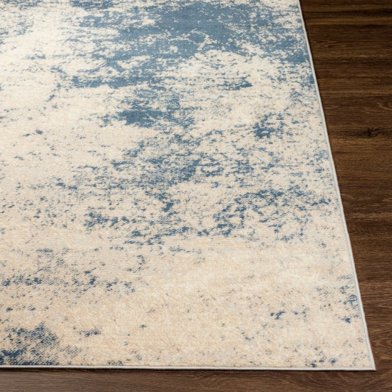 Surya City Light Rug 6'7" X 9' - Navy, Light Slate