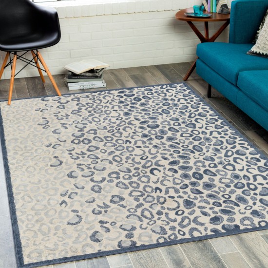 Surya City Light Rug 5'3" X 7'3" - Gray, Light Beige