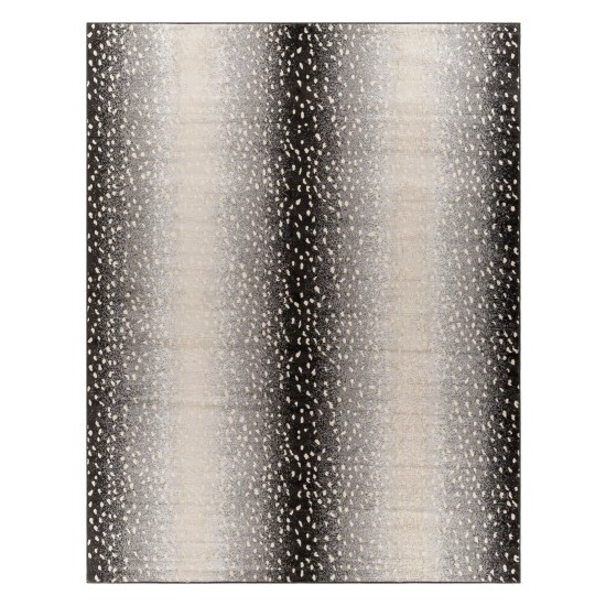 Surya City Light Rug 7'10" X 10' - Black & Gray