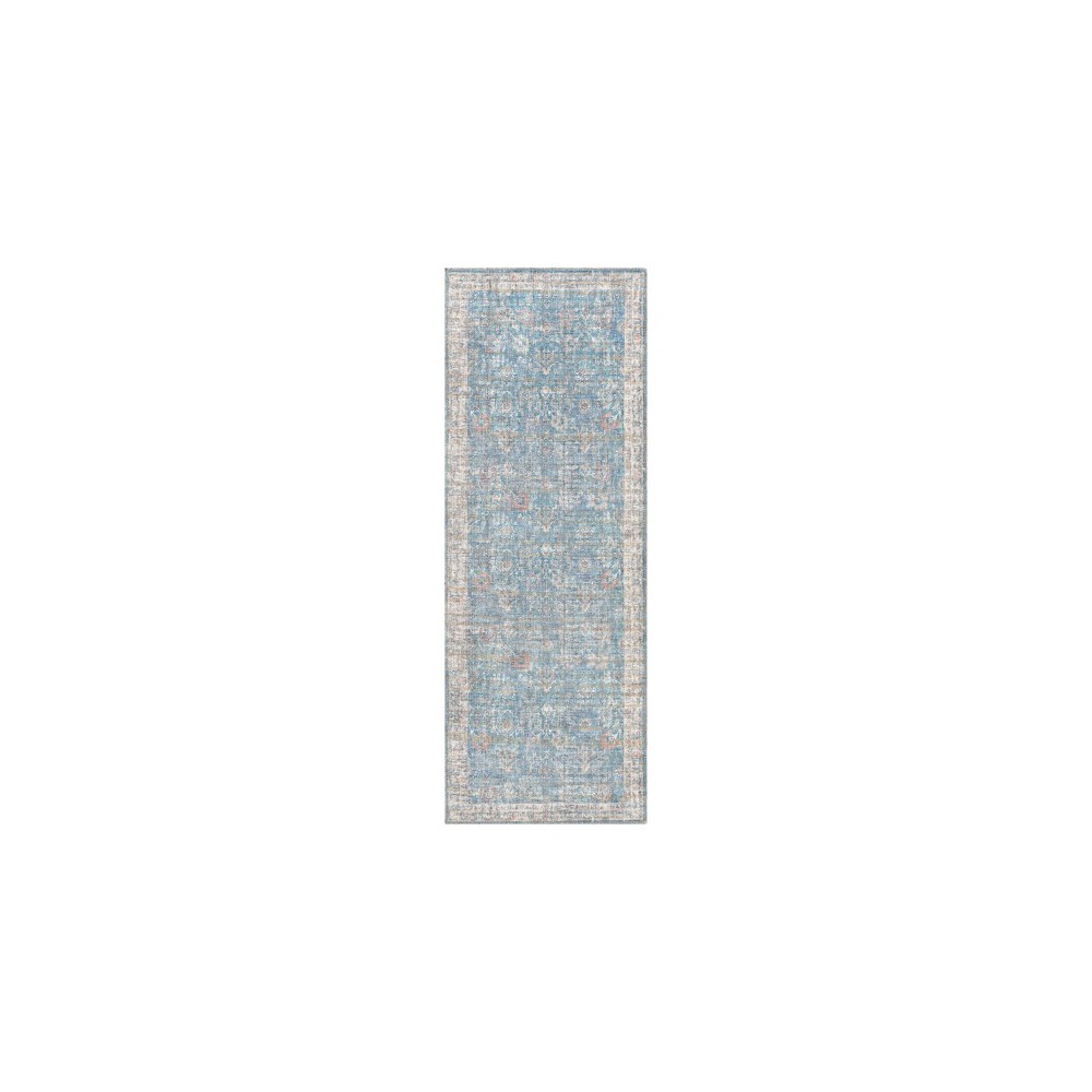 Surya Cobb Light Blue Rug 2'7" X 10'