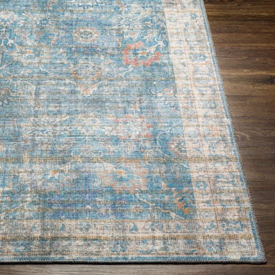 Surya Cobb Light Blue Rug 2'7" X 7'3"