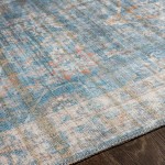 Surya Cobb Light Blue Rug 2'7" X 7'3"