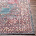 Surya Cobb Rug 2'7" X 12' - Blue, Light Blue