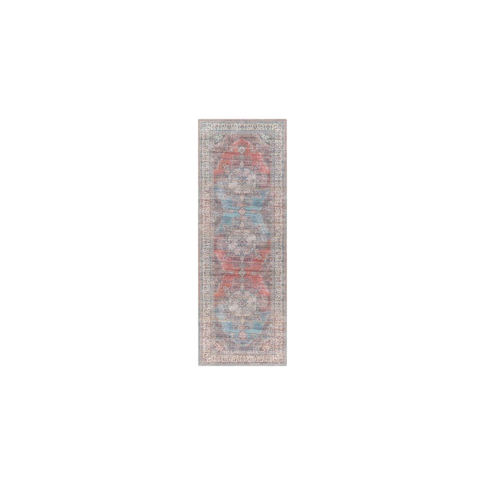 Surya Cobb Rug 2'7" X 7'3" - Blue, Light Blue Surya Cobb Rug 2'7" X 7'3" - Blue, Light Blue