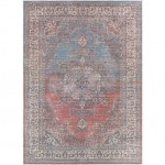 Surya Cobb Rug 6'7" X 9' - Blue, Light Blue