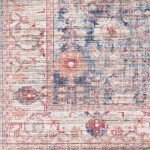 Surya Cobb Rug 2'7" X 12' - Red, Denim