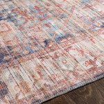 Surya Cobb Rug 2'7" X 7'3" - Red, Denim