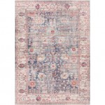 Surya Cobb Rug 5'3" X 7'3" - Red, Denim