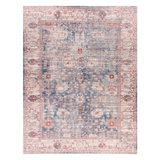 Surya Cobb Rug 7'10" X 10'2" - Red, Denim