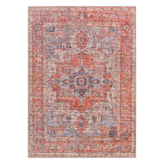 Surya Cobb Red Rug 5'3" X 7'3"