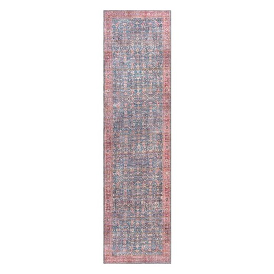 Surya Cobb Rug 2'7" X 10' - Blue, Red