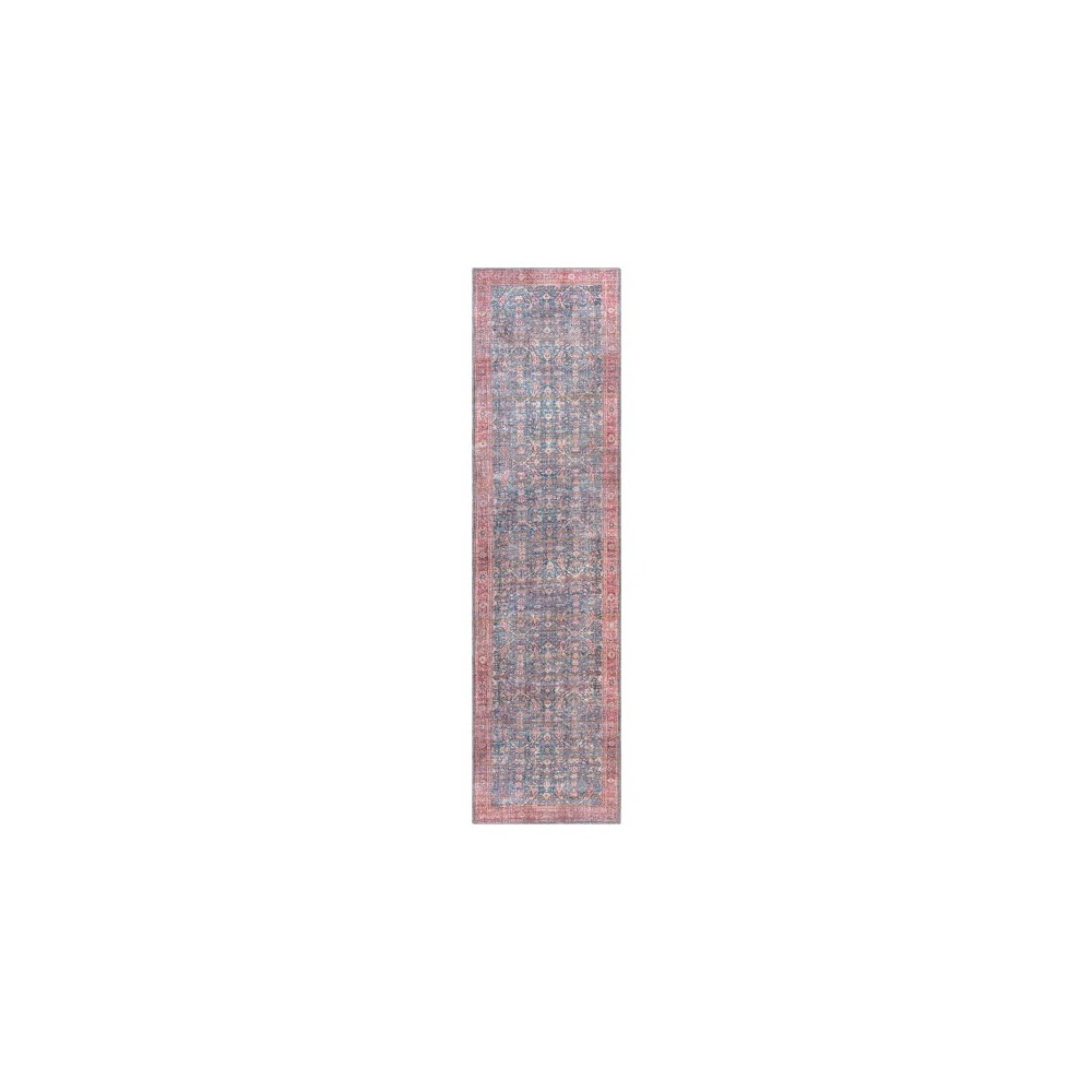 Surya Cobb Rug 2'7" X 10' - Blue, Red Surya Cobb Rug 2'7" X 10' - Blue, Red