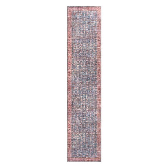 Surya Cobb Rug 2'7" X 12' - Blue, Red