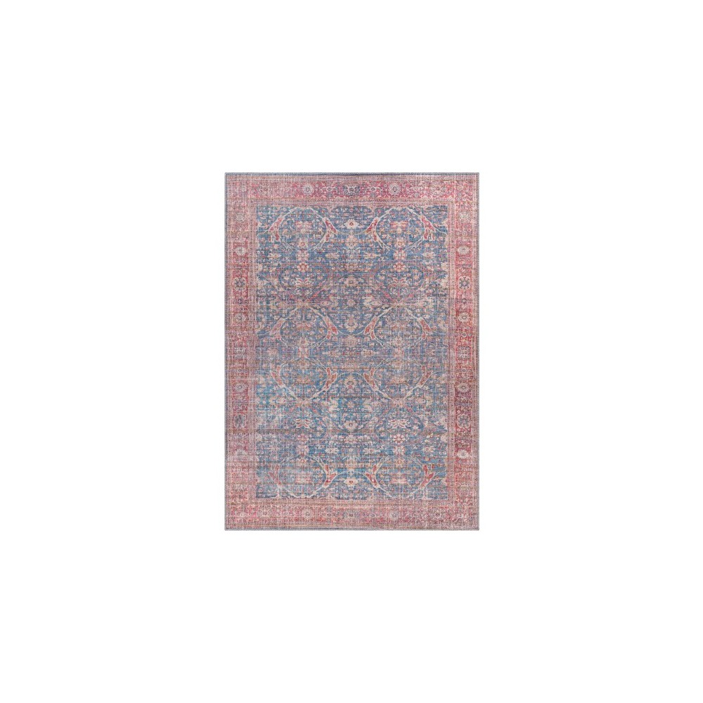 Surya Cobb Rug 5'3" X 7'3" - Blue, Red Surya Cobb Rug 5'3" X 7'3" - Blue, Red