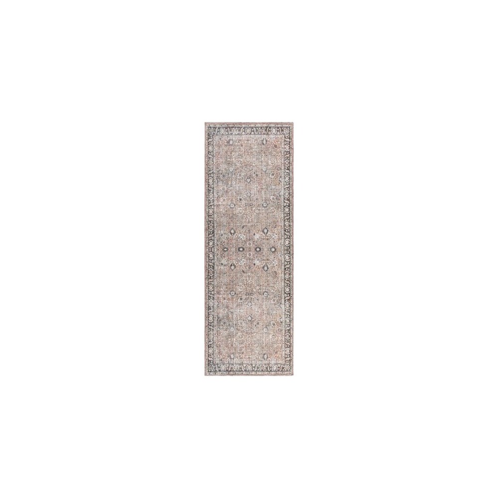 Surya Colin Rug 2'7" X 12' - Charcoal, Black