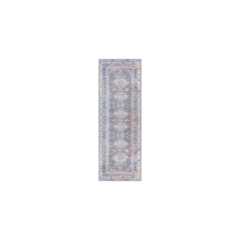 Surya Colin Charcoal Rug 2'7" X 10' Surya Colin Charcoal Rug 2'7" X 10'