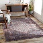 Surya Colin Plum Rug 5'3" X 7'3"