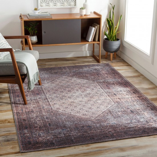 Surya Colin Plum Rug 5'3" X 7'3"