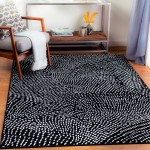 Surya Contempo Rug 5'3" X 7'7" (Black & White)