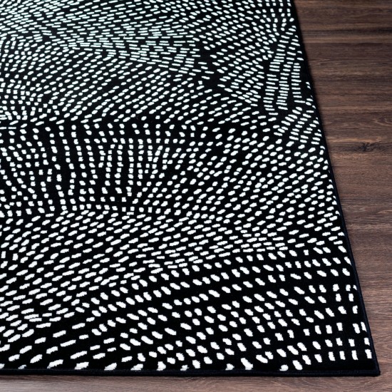 Surya Contempo Rug 5'3" X 7'7" (Black & White)