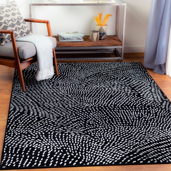 Surya Contempo Rug 7'10" X 10' (Black & White)