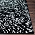 Surya Contempo Rug 9' X 12'10" (Black & White)