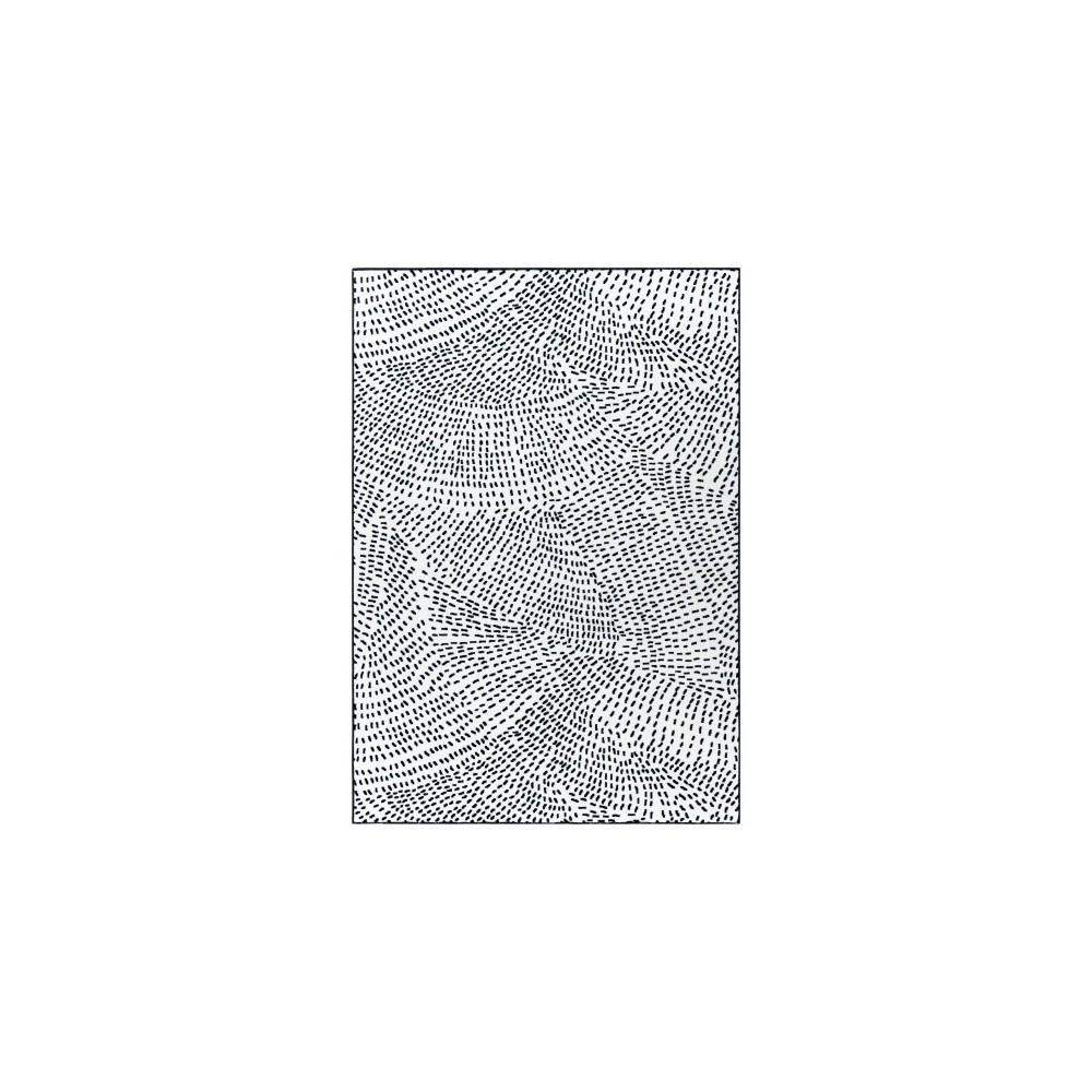 Surya Contempo White Rug 5'3" X 7'7" Surya Contempo White Rug 5'3" X 7'7"