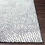 Surya Contempo White Rug 5'3" X 7'7"