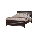 Alpine Furniture Legacy Queen Panel Bed, Black Cherry