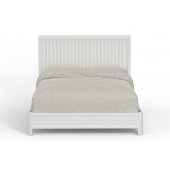 Alpine Furniture Stapleton Queen Panel Bed, White