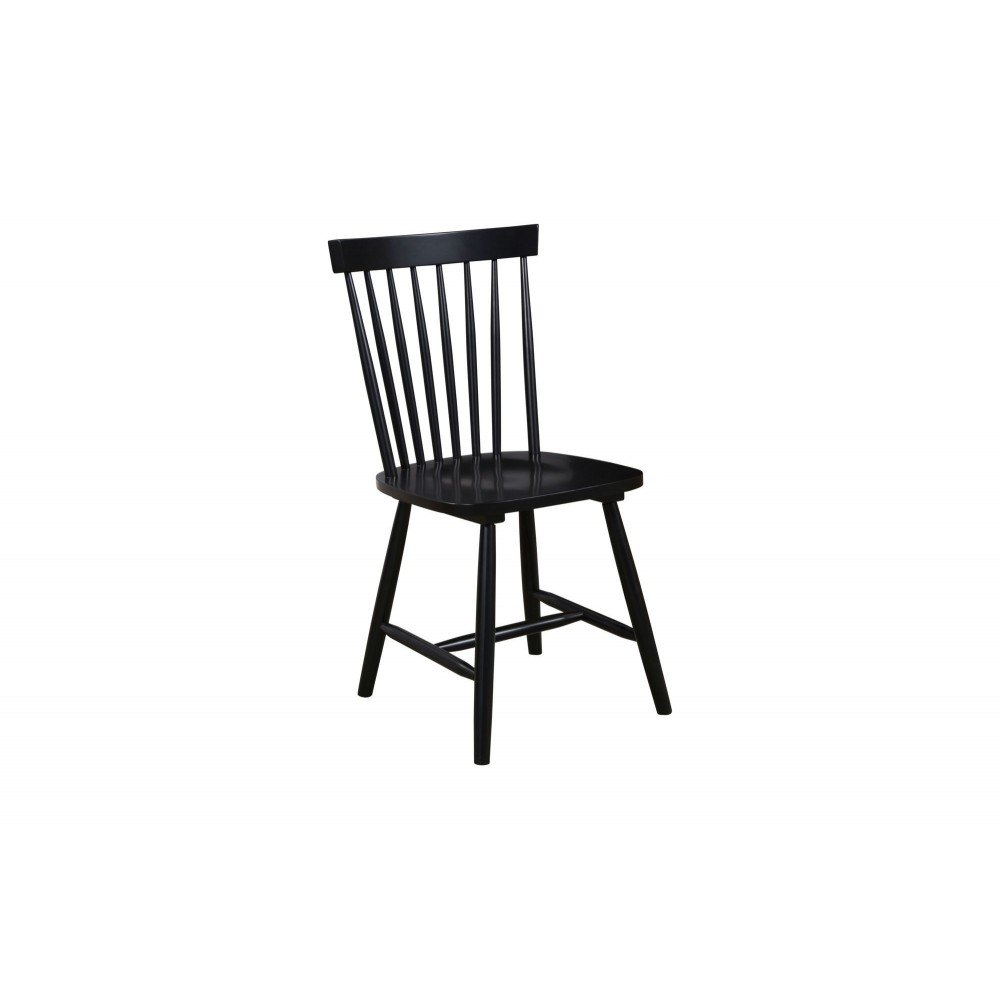 Alpine Furniture Lyra Set of 2 Side Chairs, Black