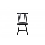 Alpine Furniture Lyra Set of 2 Side Chairs, Black