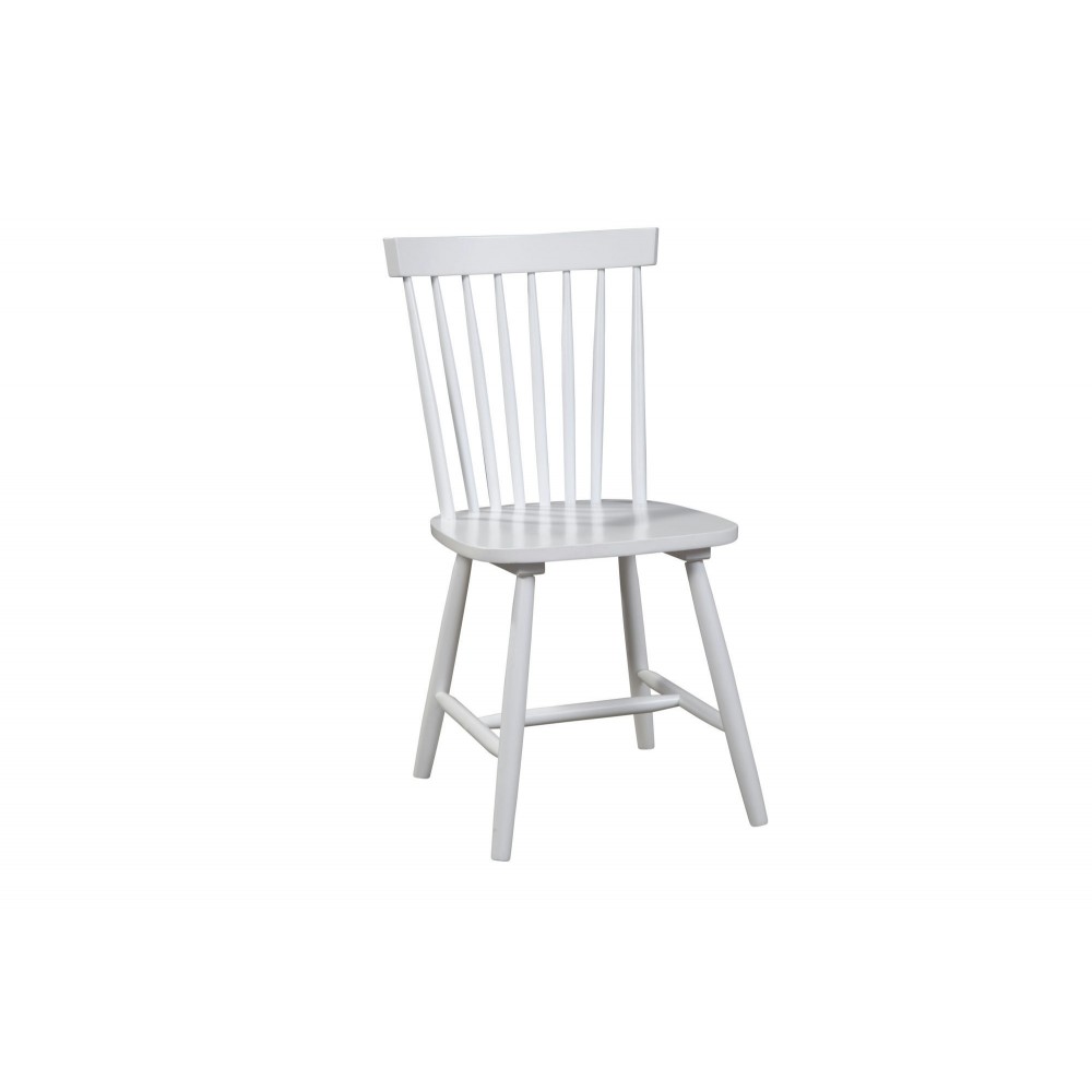 Alpine Furniture Lyra Set of 2 Side Chairs, White