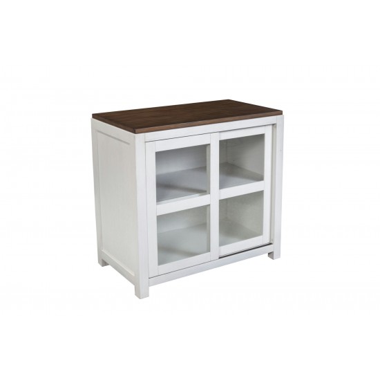 Alpine Furniture Donham Small Display Cabinet
