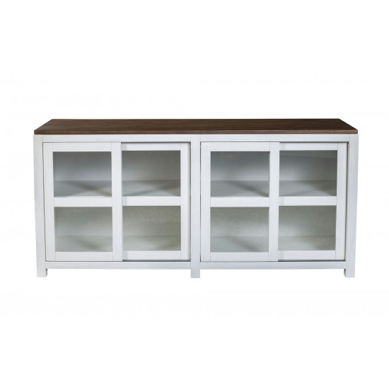 Alpine Furniture Donham Large Display Cabinet