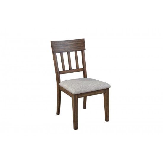 Alpine Furniture Donham Set of 2 Side Chairs, Brown