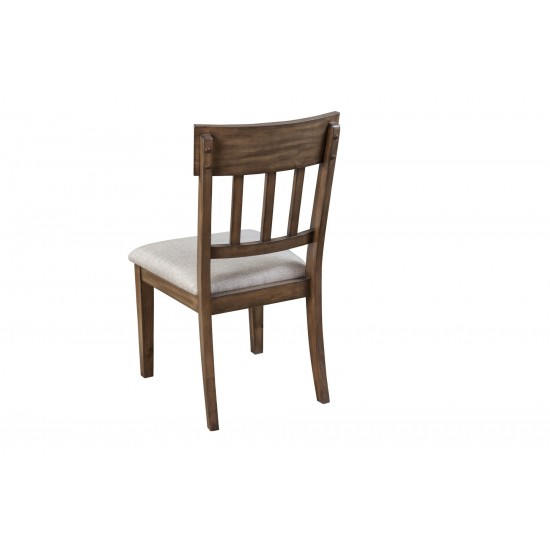 Alpine Furniture Donham Set of 2 Side Chairs, Brown