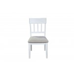 Alpine Furniture Donham Set of 2 Side Chairs, White