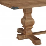 Alpine Furniture Manchester Dining Table, Natural