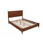 Alpine Furniture Flynn Full Platform Bed, Acorn