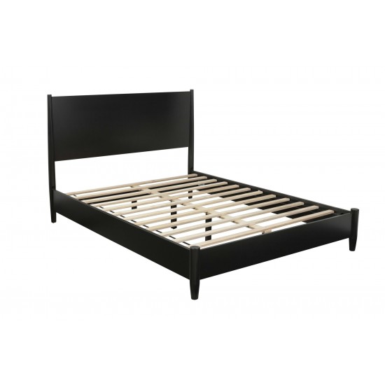 Alpine Furniture Flynn Full Platform Bed, Black