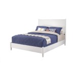 Alpine Furniture Flynn Queen Platform Bed, White