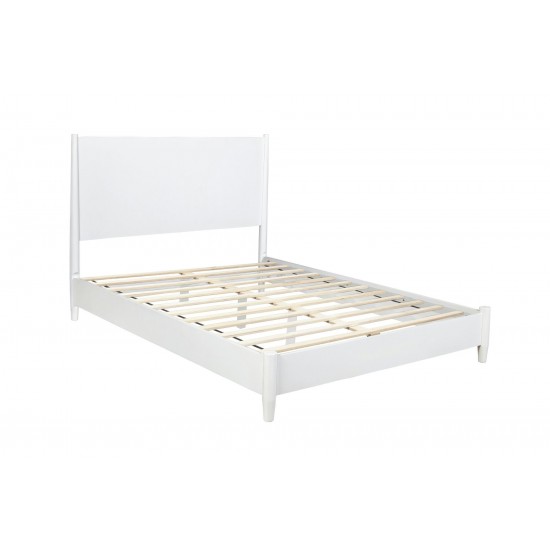 Alpine Furniture Flynn Queen Platform Bed, White