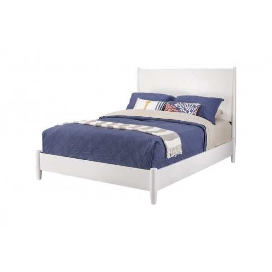 Alpine Furniture Flynn California King Platform Bed, White