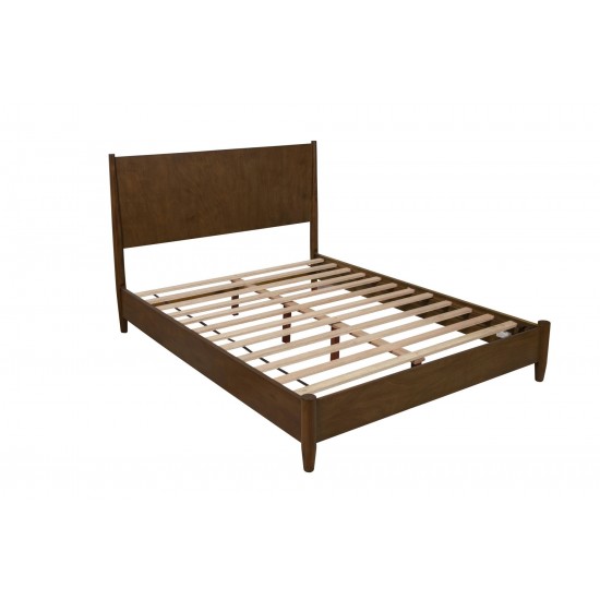 Alpine Furniture Flynn Queen Platform Bed, Walnut