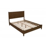 Alpine Furniture Flynn California King Platform Bed, Walnut