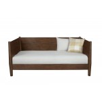 Alpine Furniture Flynn Mid Century Modern Twin Size Day Bed, Walnut